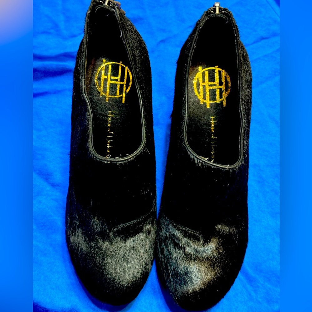 House of Harlow 1960 Natalia calf hair bootie